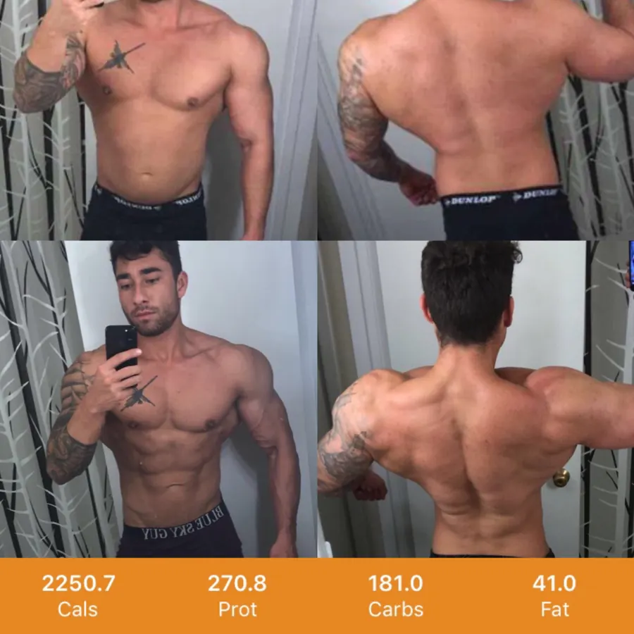 Adapted Physiques client result: Lean bulk